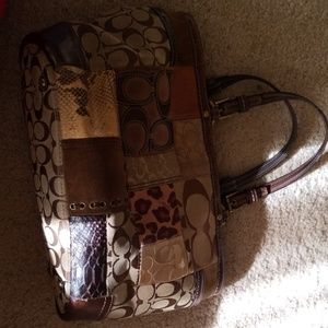Coach patchwork purse